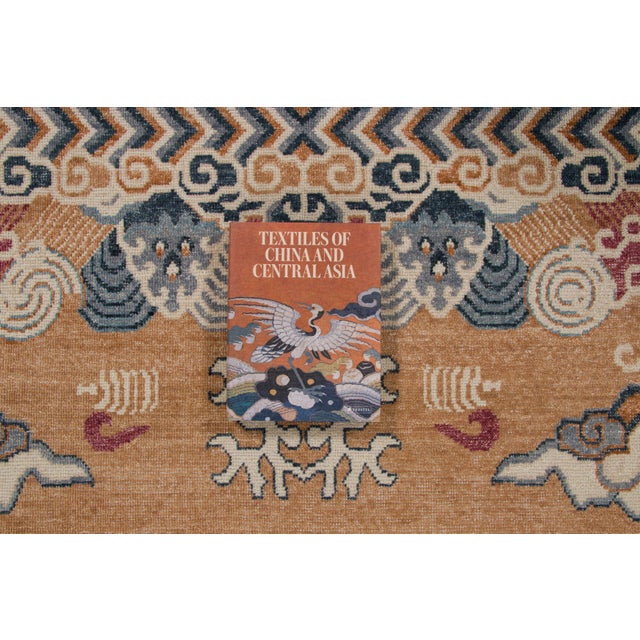 Contemporary Chinese Dragon Pictorial Distressed Wool Rug by Rug & Kilim, India For Sale - Image 10 of 10