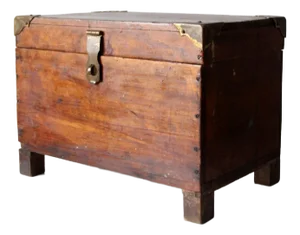 Antique Wooden Storage Box