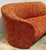 Red Weiman Furniture Company Post Modern Serpentine Cloud Sofa, in Boucle For Sale - Image 8 of 15