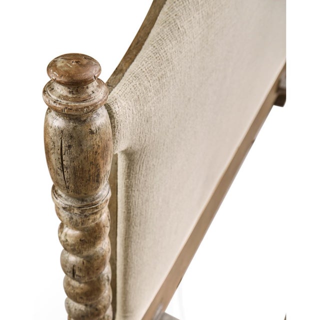 Brown Rustic Farmhouse Barley Twist Poster Bed - US King For Sale - Image 8 of 12