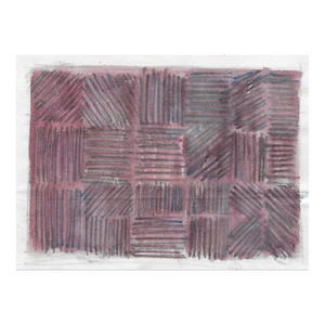 1983 Abstract Miniature Painting by Rosenfeld