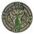 Wall Ceramic Plate in Gothic Style from Paterna Maiolica d'Art, 1970s For Sale