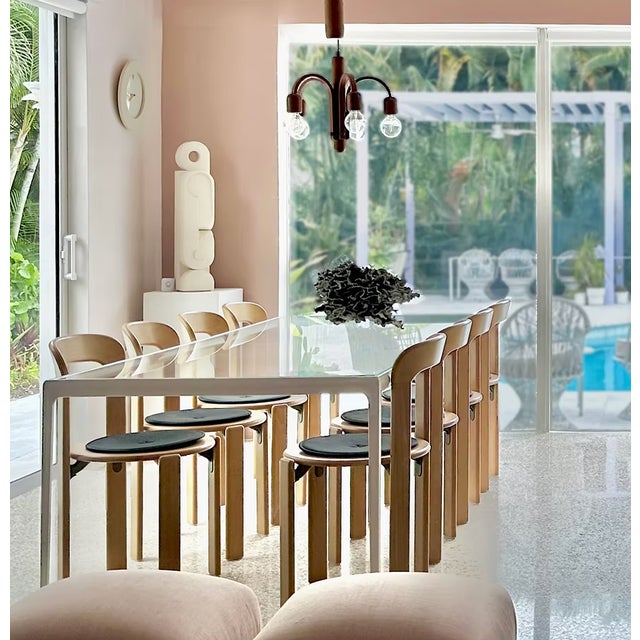 Brand New Golden Beechwood Rey Dining Chairs by Bruno Rey for Hay - Set of 8 For Sale - Image 18 of 18