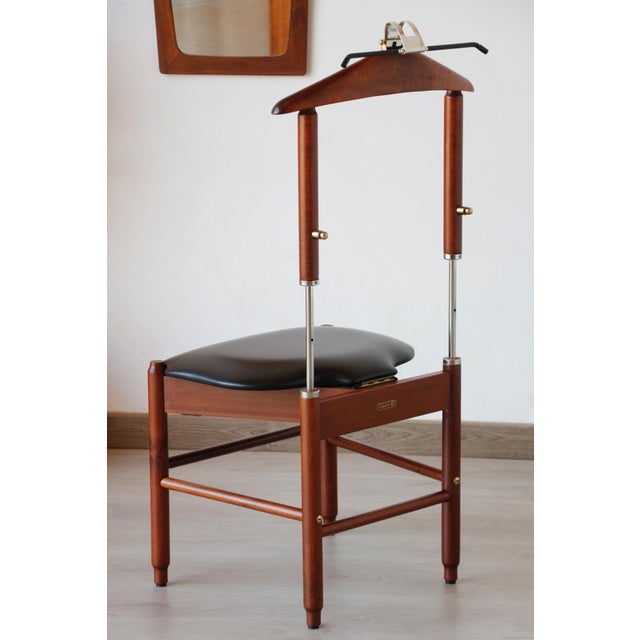 Vintage Italian Valet Stand Chair by Fratelli Reguitti, 1960s For Sale - Image 13 of 18
