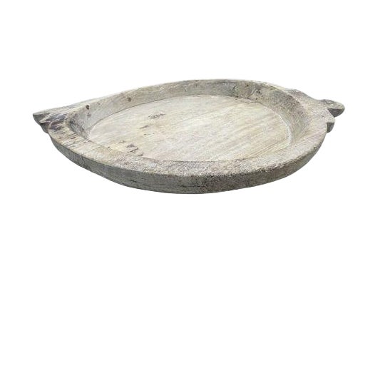 Vintage Wooden Parat Bowl For Sale