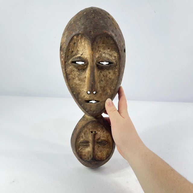 Early 20th Century Early 20th Century Lega Double Faced Mask For Sale - Image 5 of 8