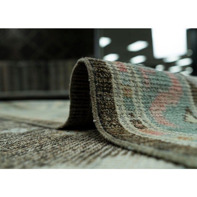 Textile Turkish Oushak Rug 9'8" x 14' #19425 For Sale - Image 7 of 8