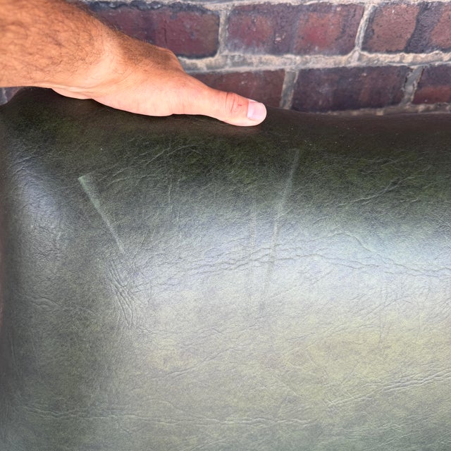 Italian Style Mid-Century Naugahyde Sofa For Sale In Cleveland - Image 6 of 9