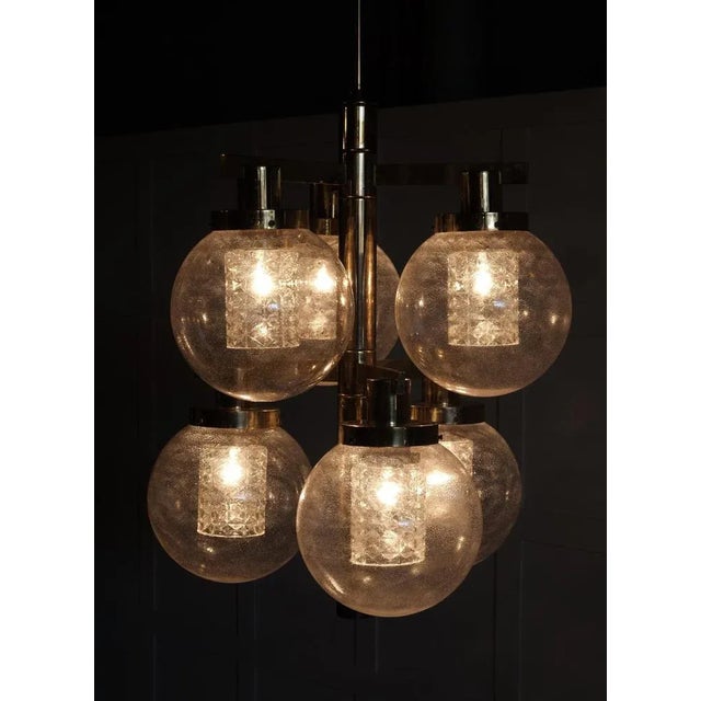 Metal Brass Chandeliers from Hans-Agne Jakobsson, 1960s For Sale - Image 7 of 13