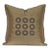 Lesage Olive Silk Embroidered Pillow For Sale