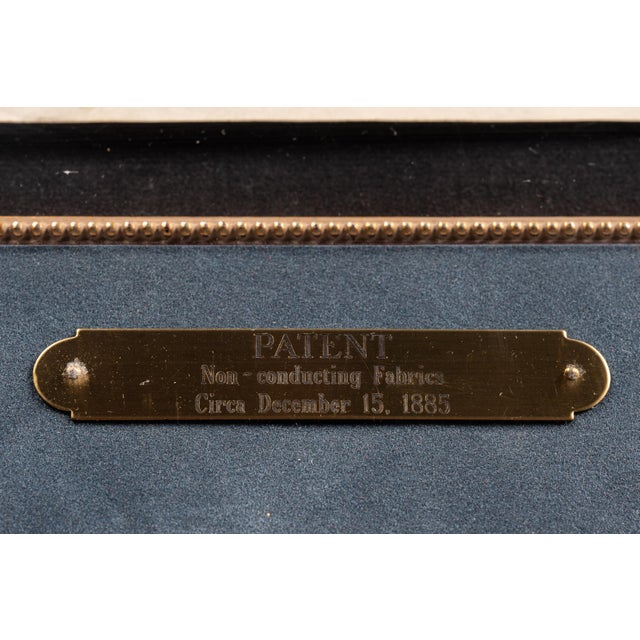 Late 19th Century 1885 William P Adams Non Conducting Fabrics Patent For Sale - Image 5 of 7