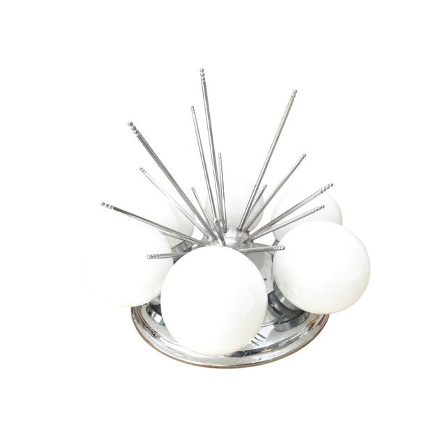 Space Age Sputnik Ceiling Lamp, 1960 For Sale - Image 4 of 9