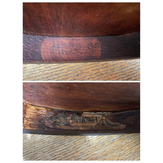 Early 20th Century Mazowia Bentwood Bistro Chair For Sale - Image 11 of 13