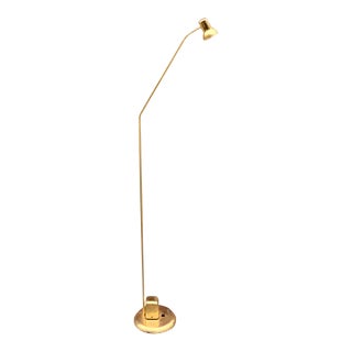 1970's Brass Floor Lamp by Vrieland Design For Sale