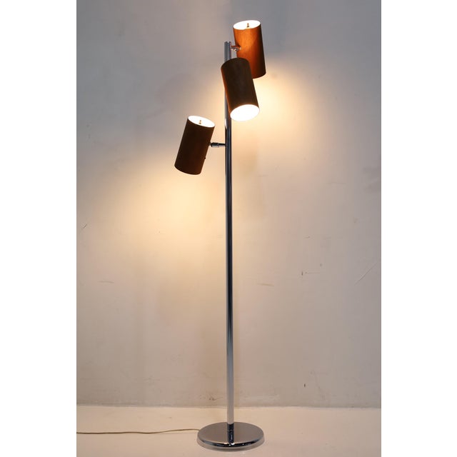 George Nelson Holzzylinder Floor Lamp, Rare For Sale In Dallas - Image 6 of 9