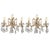 Metal Crystal Maria Teresa Wall Lights, 1950s, Set of 2 For Sale - Image 7 of 8