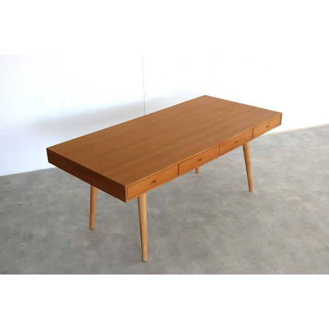 Vintage Danish Wooden Dining Table, 1980s For Sale - Image 11 of 14