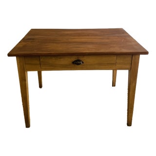 French Dining Table in Oak For Sale