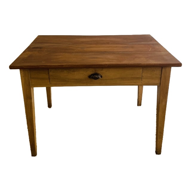 French Dining Table in Oak For Sale