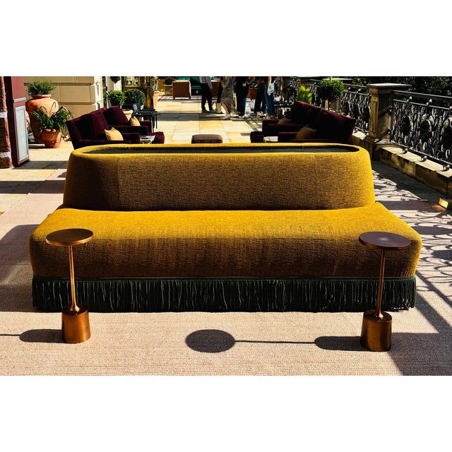 Contemporary Double Sided Outdoor Sofa For Sale - Image 3 of 4