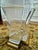 1970s 1970s Attributed to Jeffery Bigelow Acrylic and Bronze Dining Table Base With Starphire Etched Glass Top Included For Sale - Image 5 of 9