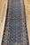 Vintage Kurdish Runner Rug, Hand-Knotted Wool, All-Over Paisley Pattern, Blue & Green, 3x15 For Sale - Image 12 of 17