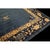Textile 1890s Blue Field Floral Medallion Antique Chinese Peking Wool Rug 13' X 17' 10" For Sale - Image 7 of 8
