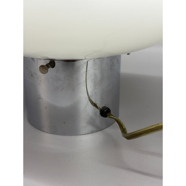 Tsao Designs Chrome and Glass Mushroom Table Lamp, New Canaan For Sale - Image 12 of 13