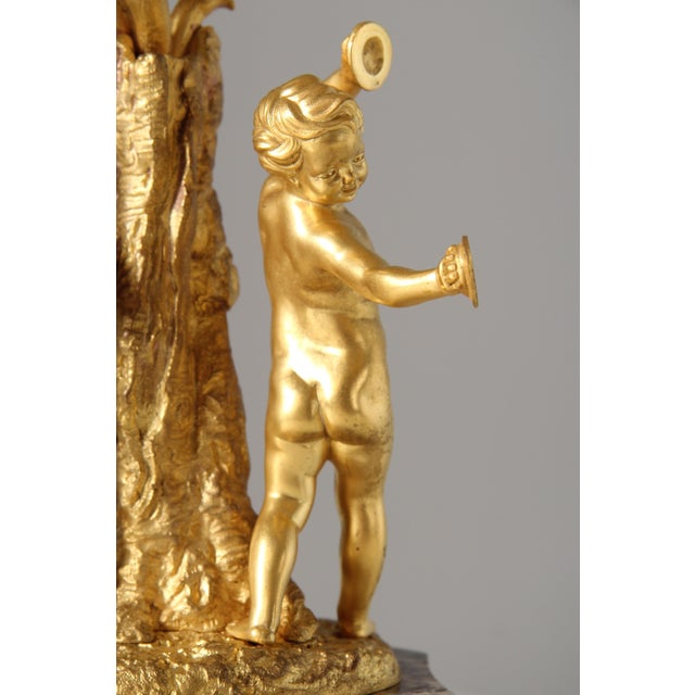Rococo-Style Candelabras with Musical Cherubs, Set of 2 For Sale - Image 5 of 18