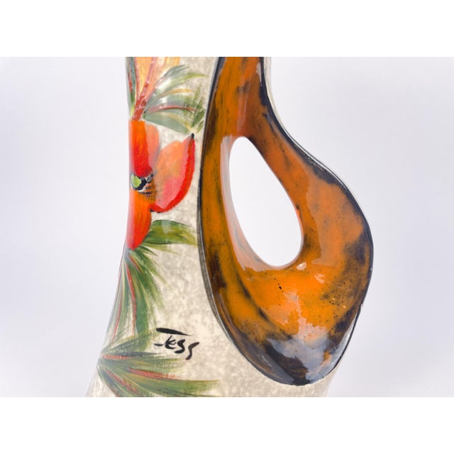 Tess Villenauxe Sculptural Ceramic Vase, France, c.1960s For Sale - Image 4 of 13