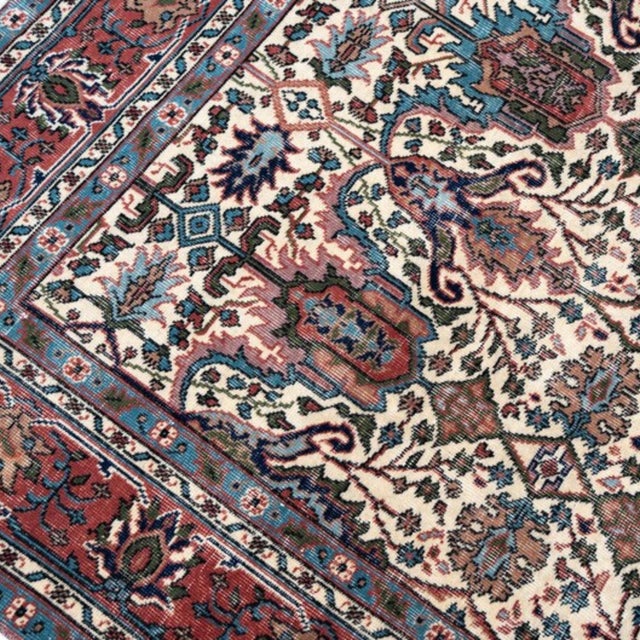Isparta rugs were woven in western Anatolia by Turkish weavers working in a refined, workshop-quality style, and this...