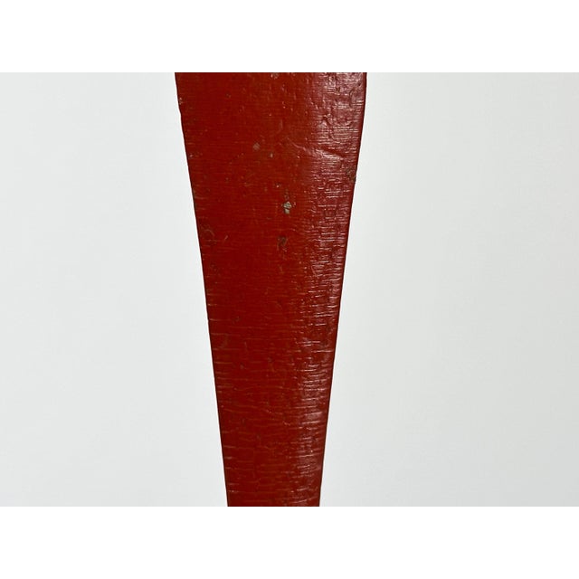 Wood Art Deco Pierrot Flapper Hand Painted Celluloid Letter Opener Bookmark For Sale - Image 7 of 9