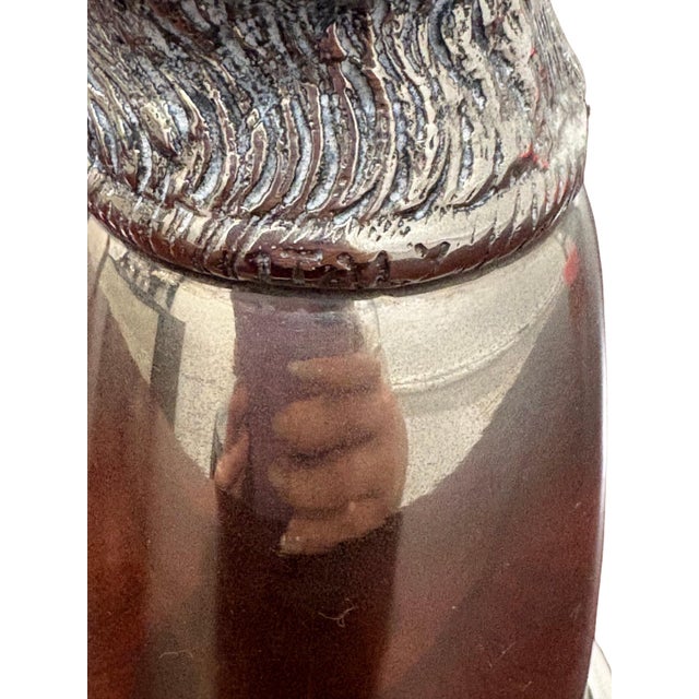 Metal Vintage Gucci Silver-Tone Wild Boar Head Stirrup Cup For Sale - Image 7 of 8