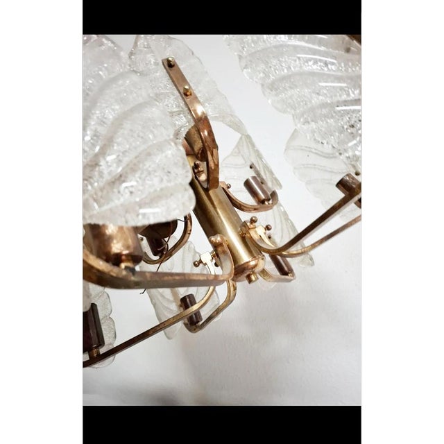 Goldenrod Acanthus Pendant Lamp by Hans-Agne Jakobsson for Markaryd, 1950s For Sale - Image 8 of 10