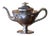 Mid 19th Century Silver Plated Tea Pot For Sale