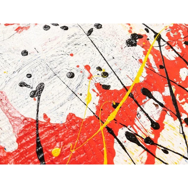 Abstract Composition I, Oil & Acrylic on Canvas For Sale - Image 6 of 11