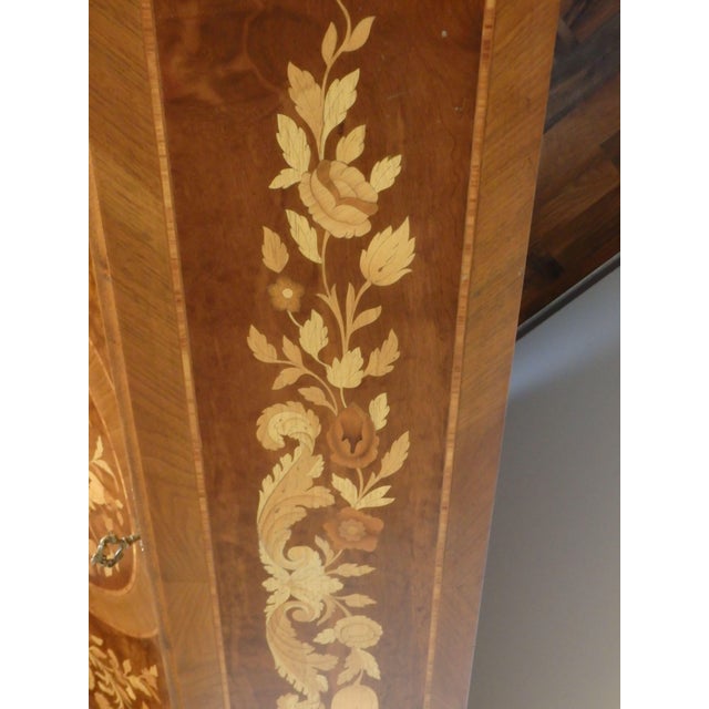 Ladies Secretaire with Flowers and Birds, 1890s For Sale - Image 4 of 18