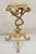 Maitland Smith Italian Grotto Style Branch and Bird Figural Pedestal Side Table. Item features tessellated stone inlay...