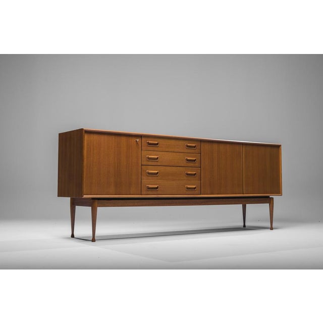Danish Sideboard in Teak by Gunnar Nielsen for Tibergaard, 1960s For Sale - Image 18 of 18