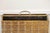 1970s Vintage Brass and Wood Magazine Rack For Sale - Image 5 of 10