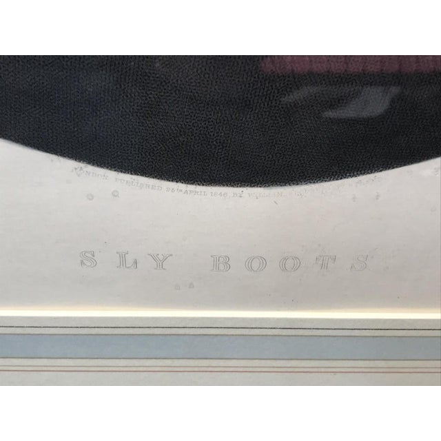 Traditional "Sly Boots" Hand Coloured C1846 Lithograph by William Spooner For Sale - Image 3 of 10
