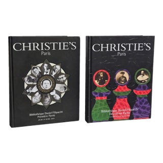 2004 Christie's Catalogs Paris Bibliotheque Daniel Filipacchi Parts 1 and 2, 2 Pieces For Sale