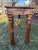 Vintage Indian Carved Wooden Console Table With Nailhead Design and Baluster Legs For Sale - Image 10 of 15