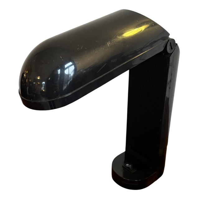 Black Desk Lamp by Yamada Shomei, 1970s For Sale