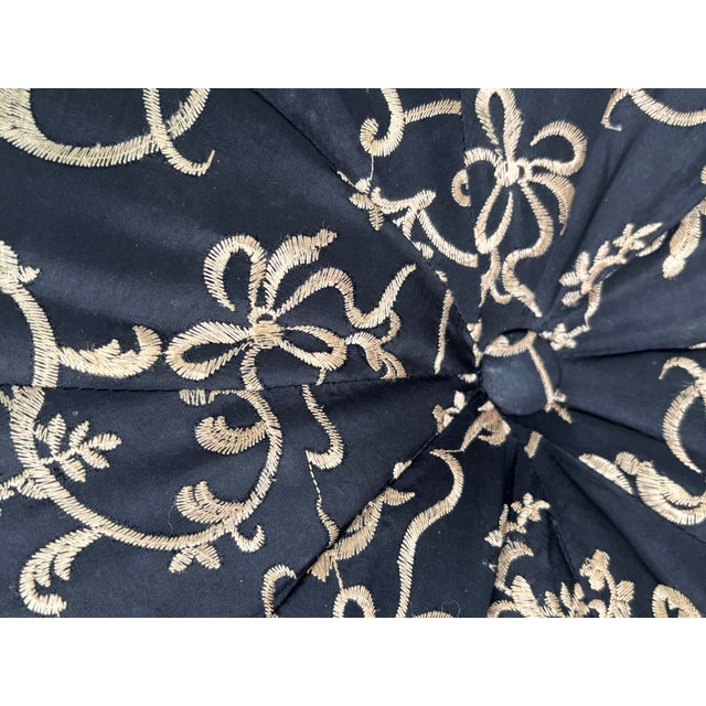 Wood Decorative Vintage Footstool For Sale - Image 7 of 13