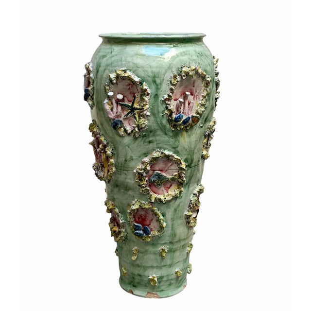 Ceramic Umbrella Stand from ICAV Giordano, Italy, 1960s For Sale - Image 10 of 10