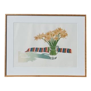"Daffodils & Legwarmers" 5/35 Silkscreen Limited Edition by Ilana Richardson For Sale