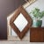 Farmhouse Matthew Izzo Home Diamond Wood Rolling Pin Wall Mirror For Sale - Image 3 of 3