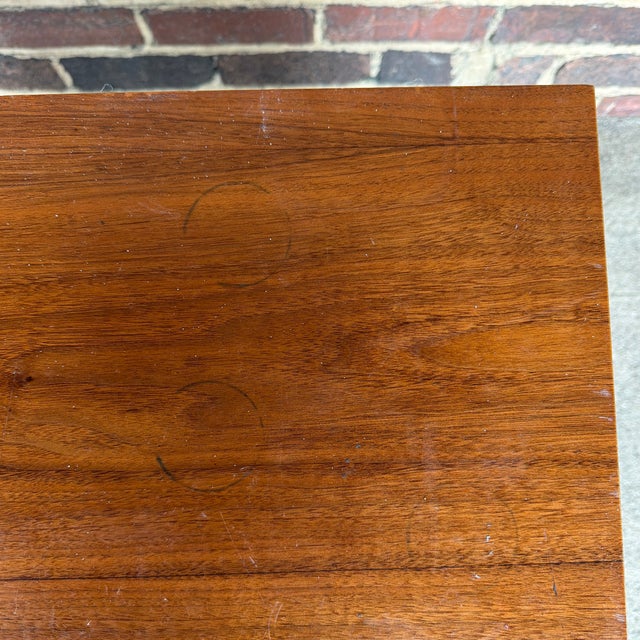 American of Martinsville Wonderwood Walnut & Cane Cabinet / Nightstand For Sale - Image 9 of 11