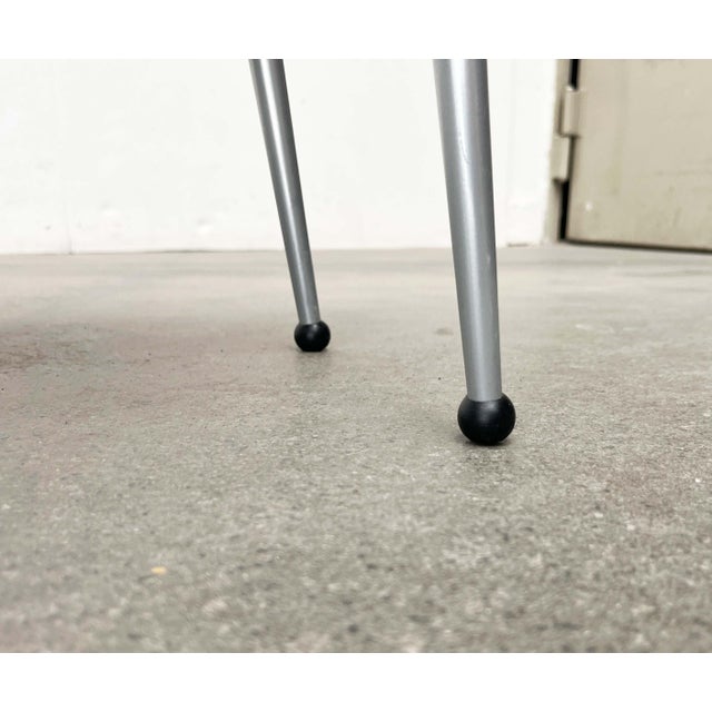 Black Postmodern Italian Green Side Chair, 1980s For Sale - Image 8 of 18